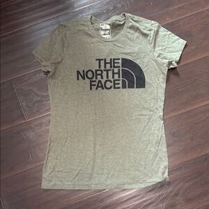 The North Face Green Fitted Polo T-Shirt Short Sleeve